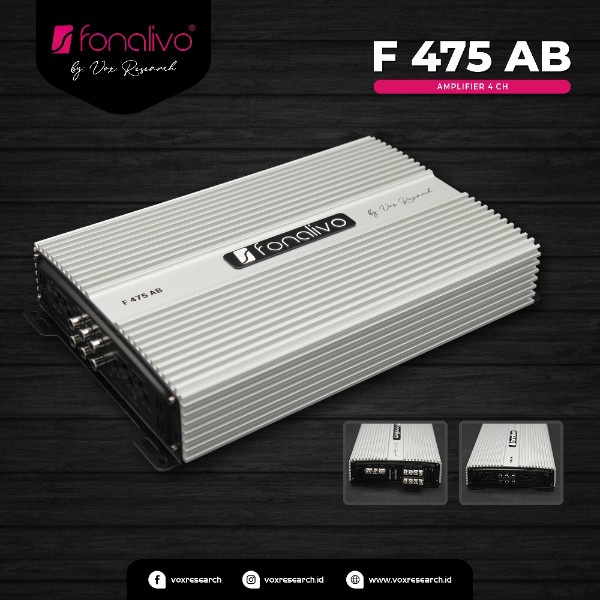 Power Vox Fonalivo F475 AB 4 Channel Amplifier class AB Resmi