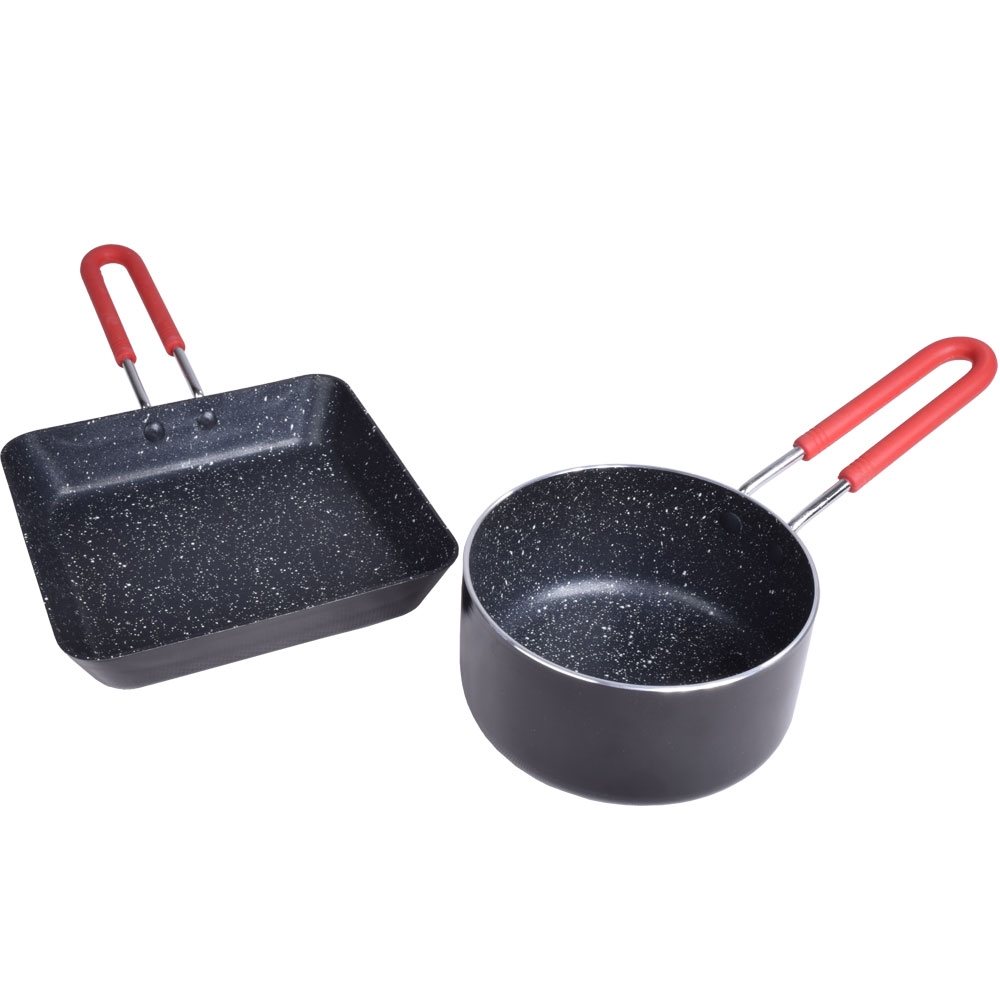 Kangaroo KG 672 Alluminium Fry Pan Mini Set Penggorengan Set 2 pcs