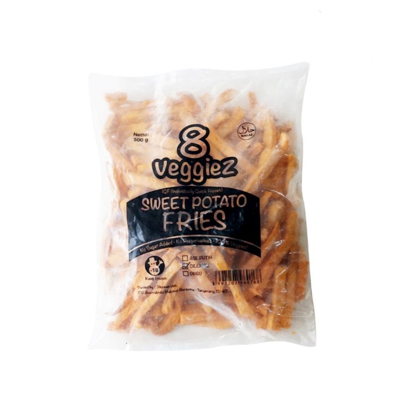 

8 Veggies 500 g orange sweet potato (ubi Cilembu) beku