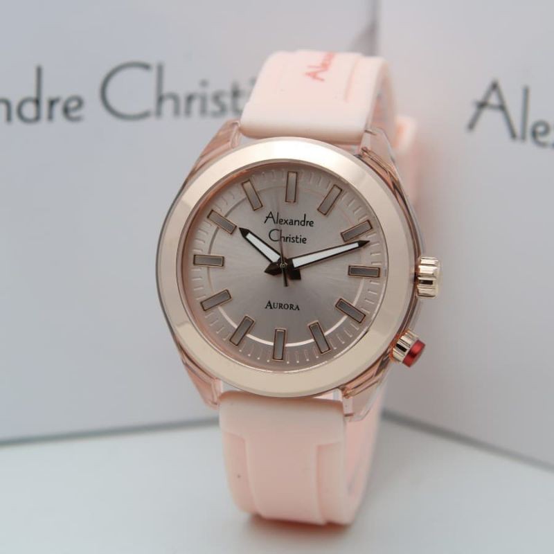 Jam Tangan Alexandre Christie AC2928LH Pink Original