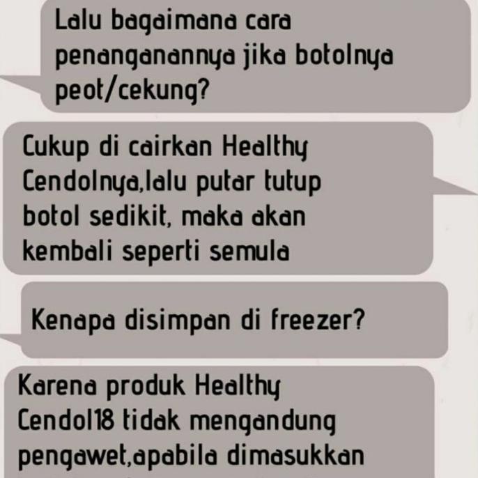 

Healthy cendol 18 Pasarminggu | cendol sehat | 250ml isi 10