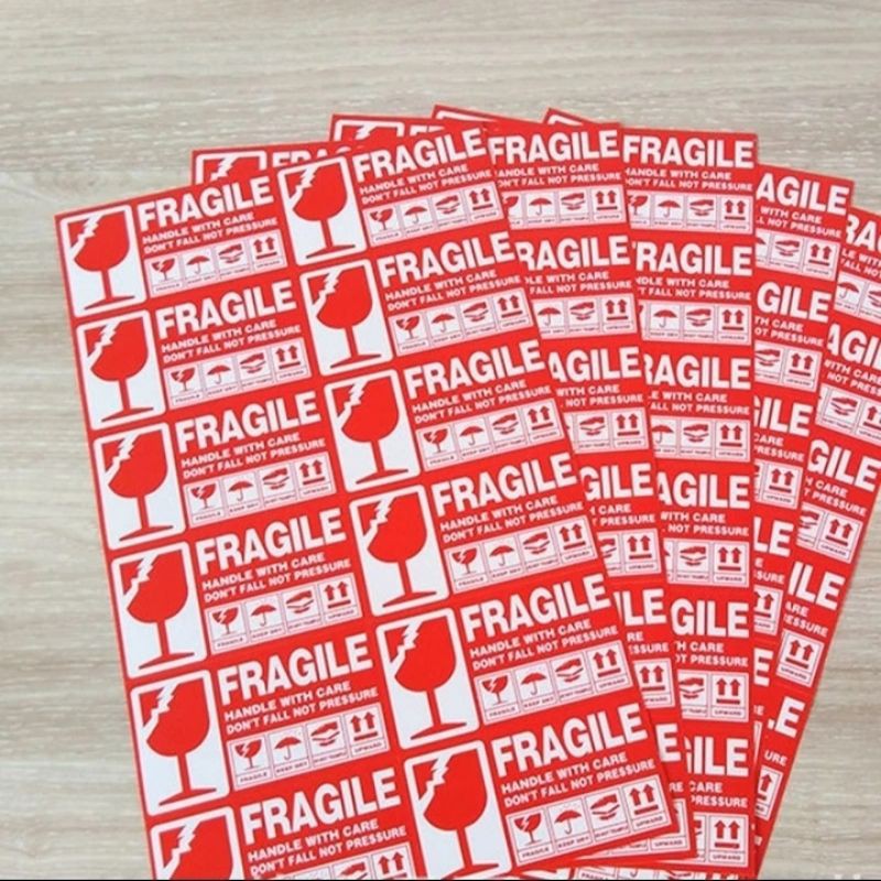 

stiker pipi dirgahayu, label/stiker FRAGILE