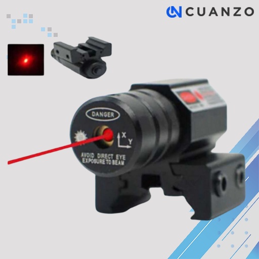 Tactical Red Dot Laser Gun Picatinny Mount Airsoft Rifle / Laser Tembak Senapan Angin Siang Malam Pcp Berburu Warna Merah Uklik Charge Jarak Jauh 20km Premium / Red Rod Scope Tactical / Laser Scope Nyala Titik Merah / Red Dot Laser Berburu Senapan Kunci L