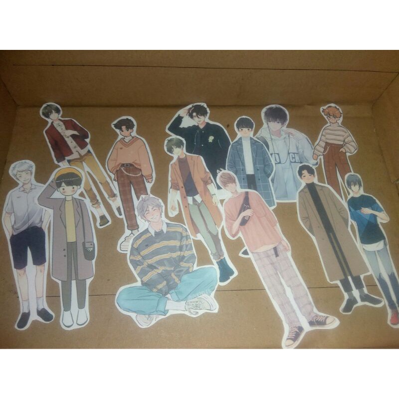 

stiker bujo the Boyz series ukuran 7-9cm satuan minimal order 10pc
