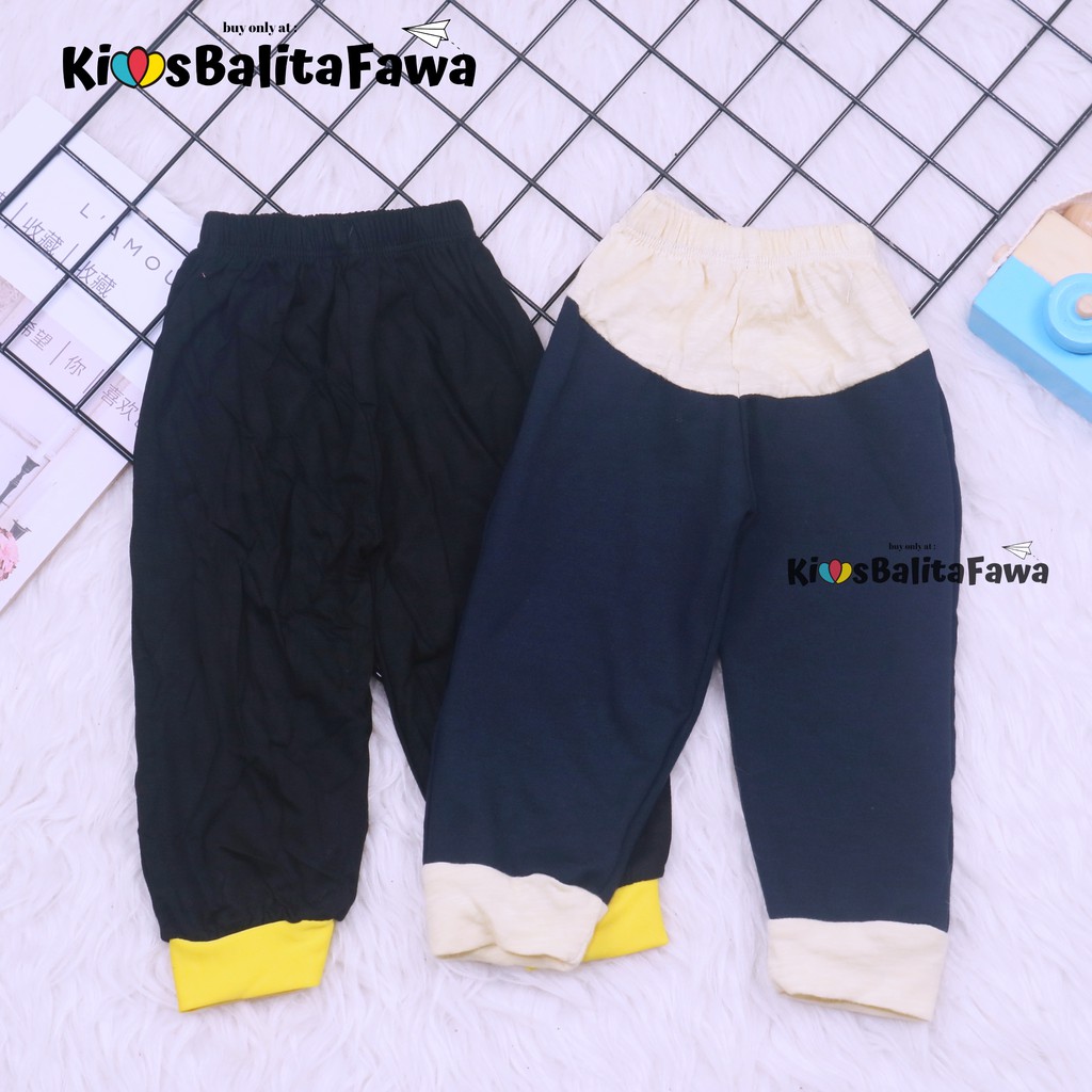 Jogger Sport Uk Bayi - 2 Tahun / Celana Panjang Polos Anak Laki-Laki Import Murah Harian Adem Grosir