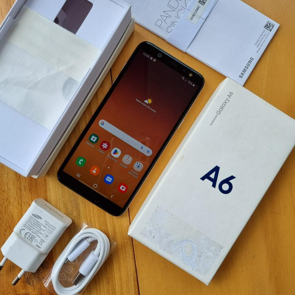 HP SECOND SAMSUNG A6 3/32GB HANDPHONE SECOND HP SEKEN HP BEKAS MURAH