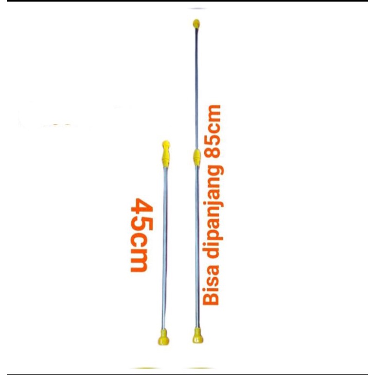 Stik sprayer Elektrik panjang 45.85cm kuning