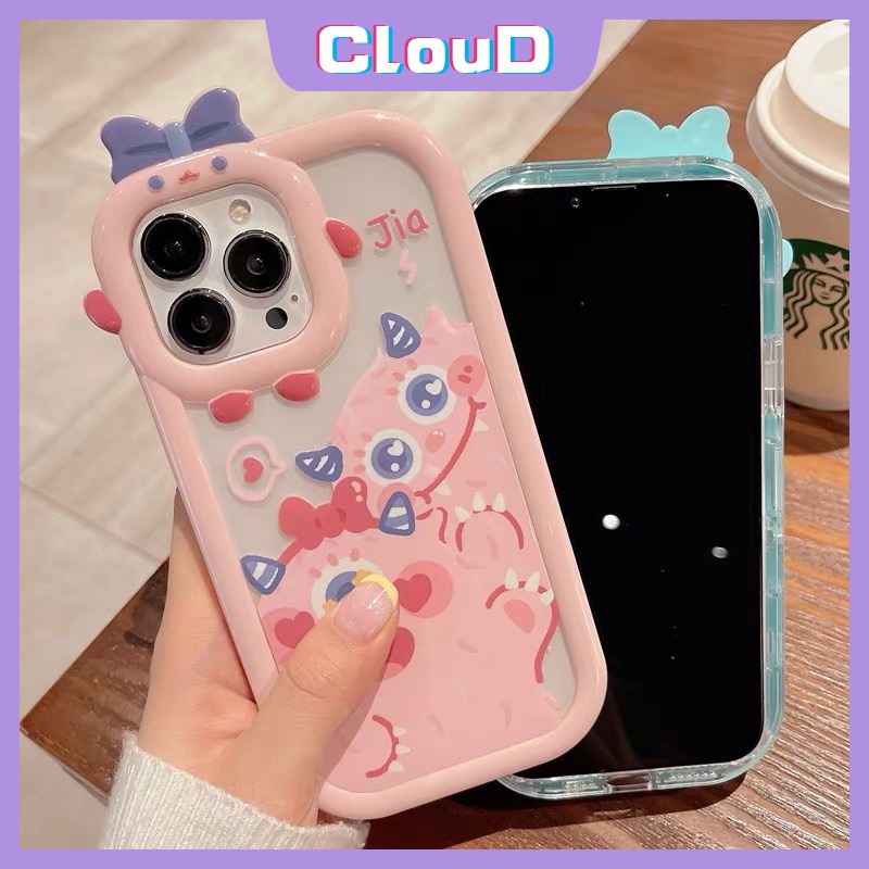 Soft Case TPU Motif Monster 3D Untuk IPhone 11 13 12 Pro MAX 6 6S 7 8 Plus XR X XS MAX SE 2020