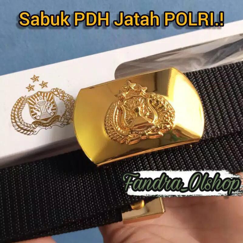 Sabuk PDH Jatah Polri. Asli sisa Jatah Pembagiaan 