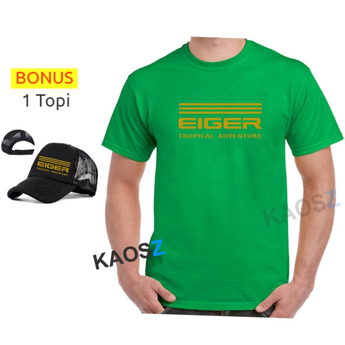 PROMO Beli Baju Bonus Topi  Kaos Distro Egerr TA GA Gold Premium Fashion Pria Wanita Lengan Pendek