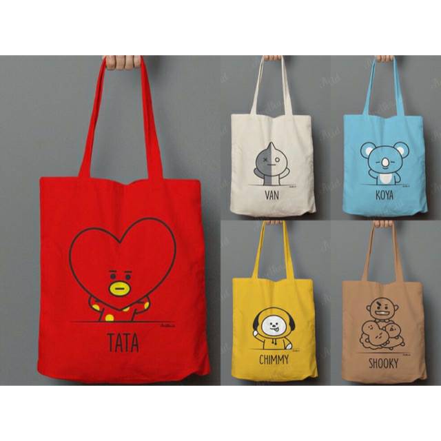 bts21 tote bag