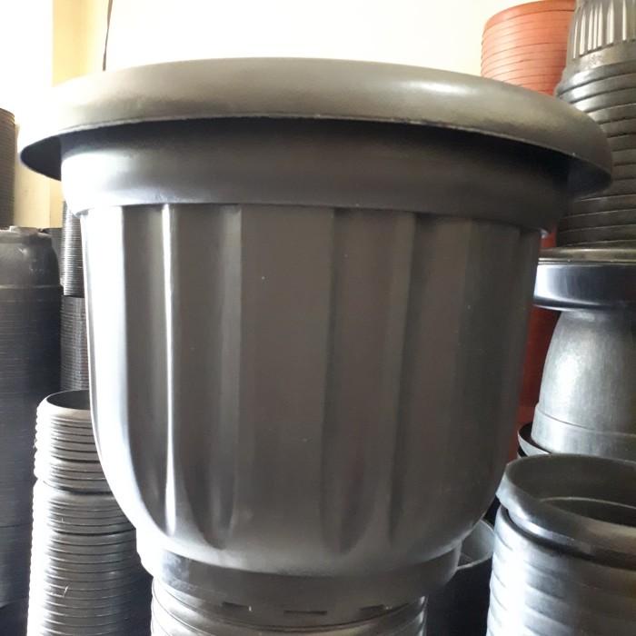 Pot Bunga 50 / Pot 50 Glorla / Pot 50 Hitam Pot ukuran 50cm