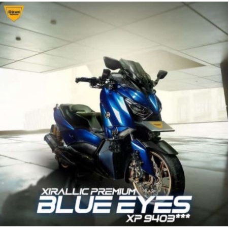 Cat Pilox Semprot Diton Premium XP 9403 Xirallic Blue Eyes 400cc Warna Biru Sepeda Motor Mobil Velg Mesin Bodi