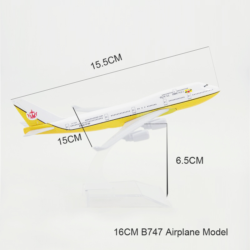 Boeing 747 Model Pesawat Terbang Philippines Singapore Vietnam Bahan Alloy Metal Ukuran 16CM