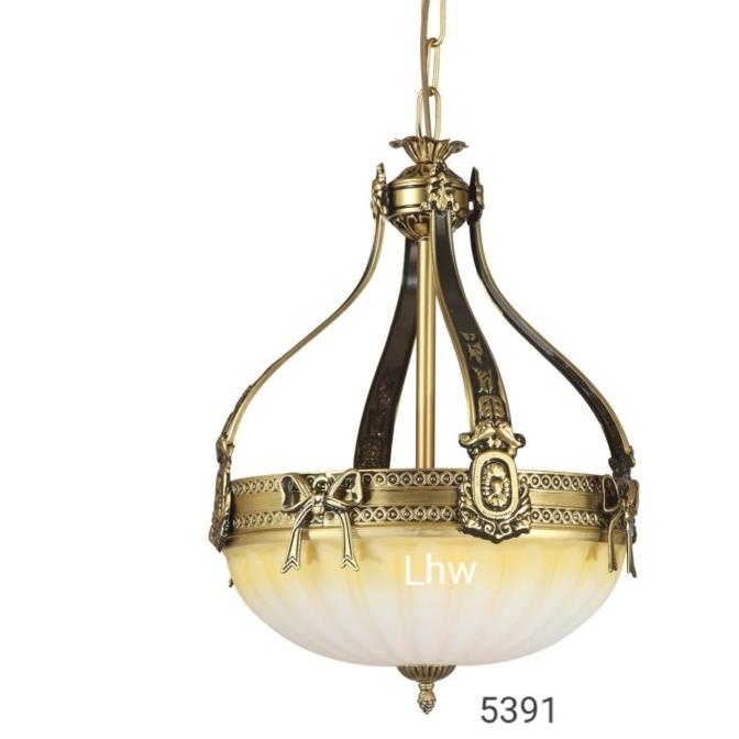 Lampu hias gantung teras klasik - 5391