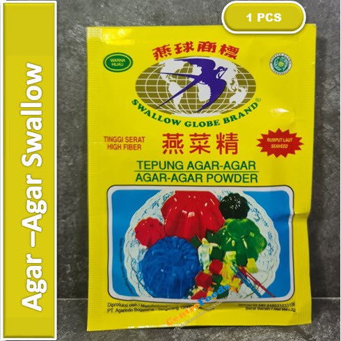 

Agar-Agar Swallow | Warna Hijau [ Harga Per PCS ]