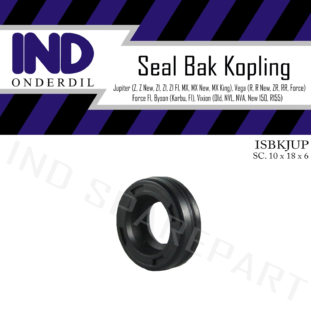 Seal-Sil Bak-Blok-Block Kopling Kanan Yamaha Byson Karbu-FI-F1/Jupiter Z Burhan-Robot-Salib-MX