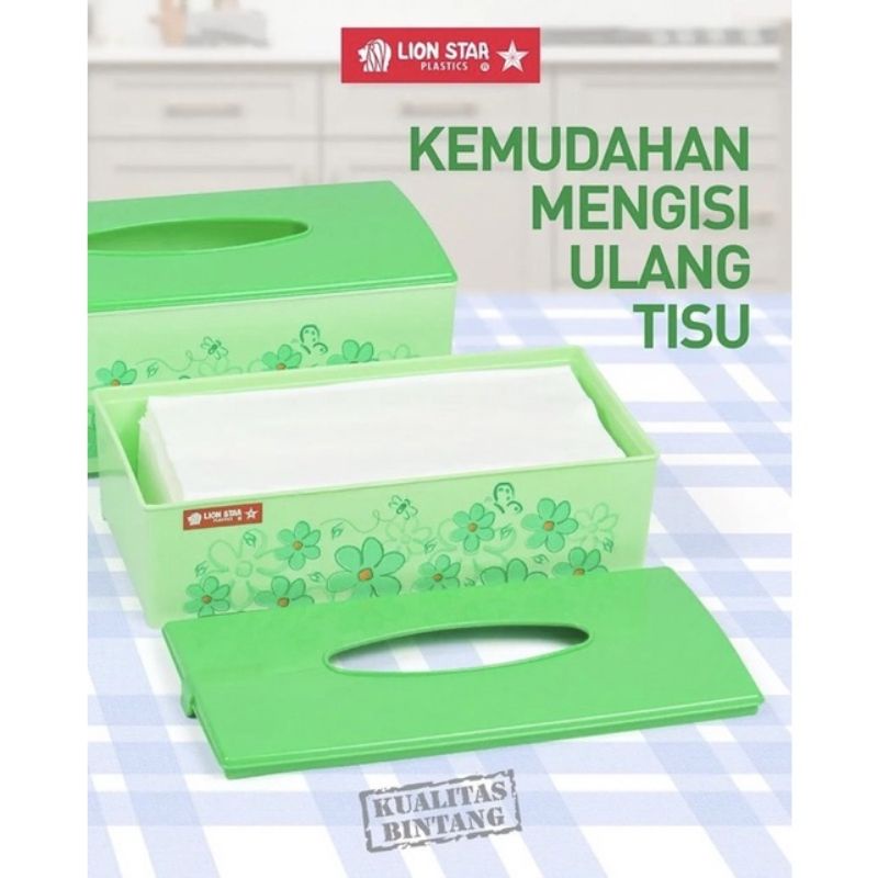 Kotak Tisu Plastik Lion Star Tissue Dispenser Printing TR-5 TR-7