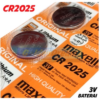 CR2025 Baterai Coin 3V Lithium Cell CR 2025 Batere Kancing Koin Button #0