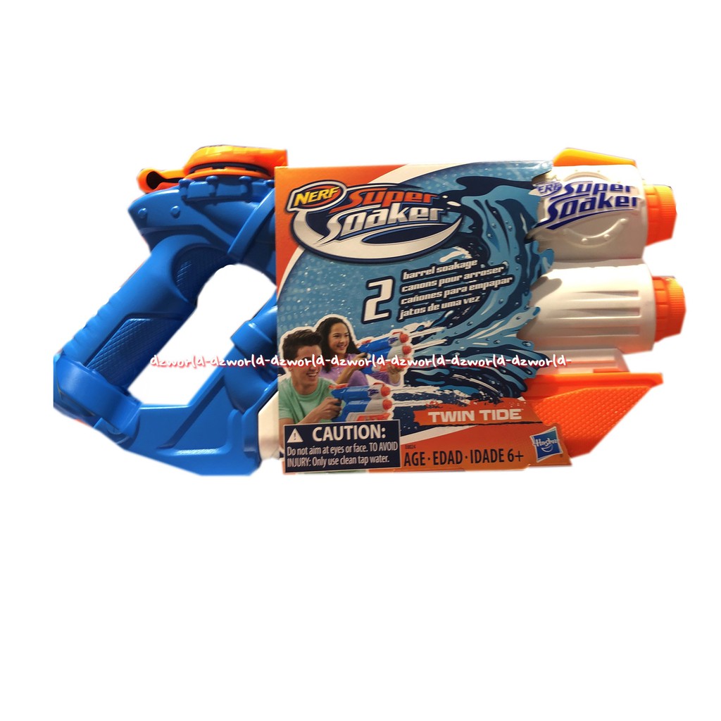 Nerf Super Soaker 2 Twin Tde Mainan Pistol Air Double