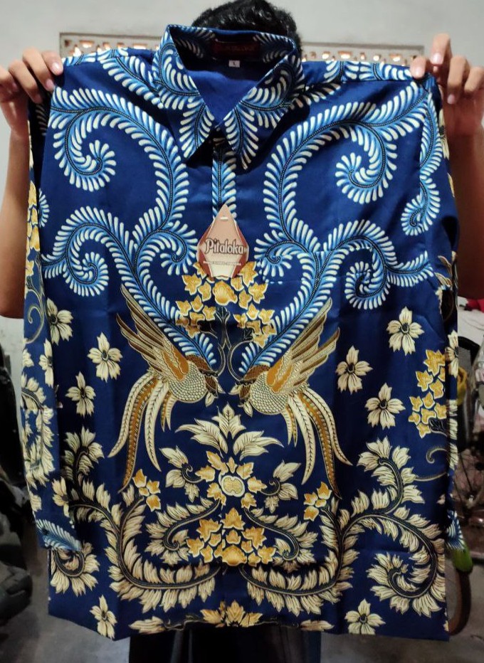 Kemeja Batik Semi Sutra Sanwoz Puring Istimewa