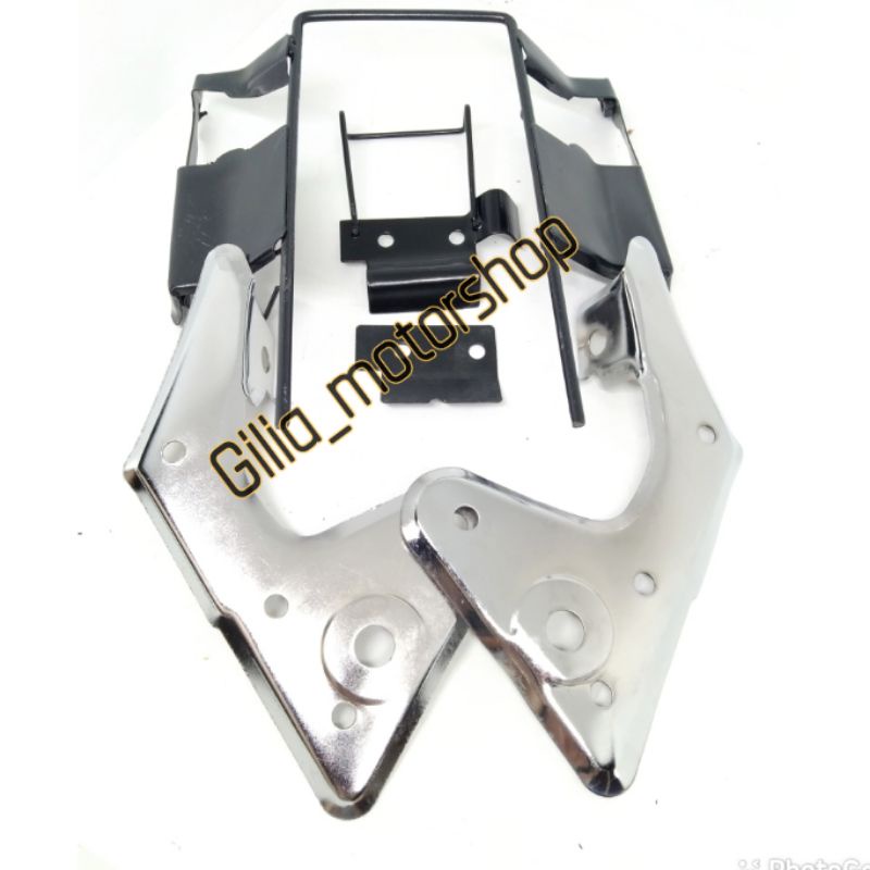 Breket Dudukan lampu RX king Model Yamaha Kuping Breket Lampu  Depan RX king New Oval RX King Assy