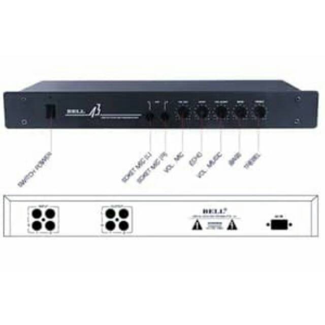 BOX BELL A3 TONE CONTROL PLUS ECHO