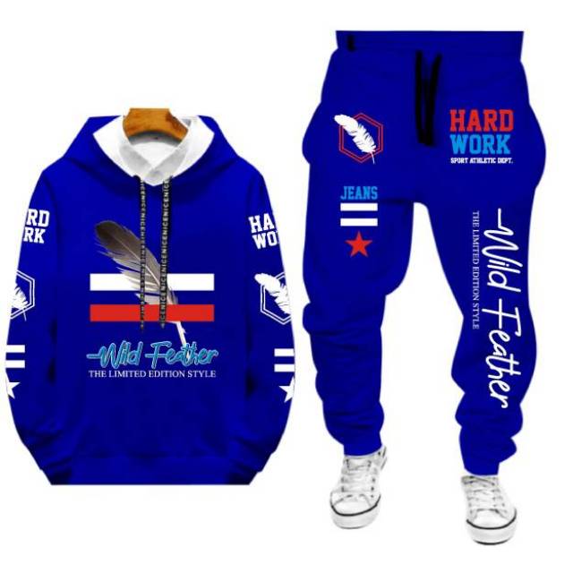 N_S Stelan Hoodie Panjang+Celana Jogger Wild_FeaThor