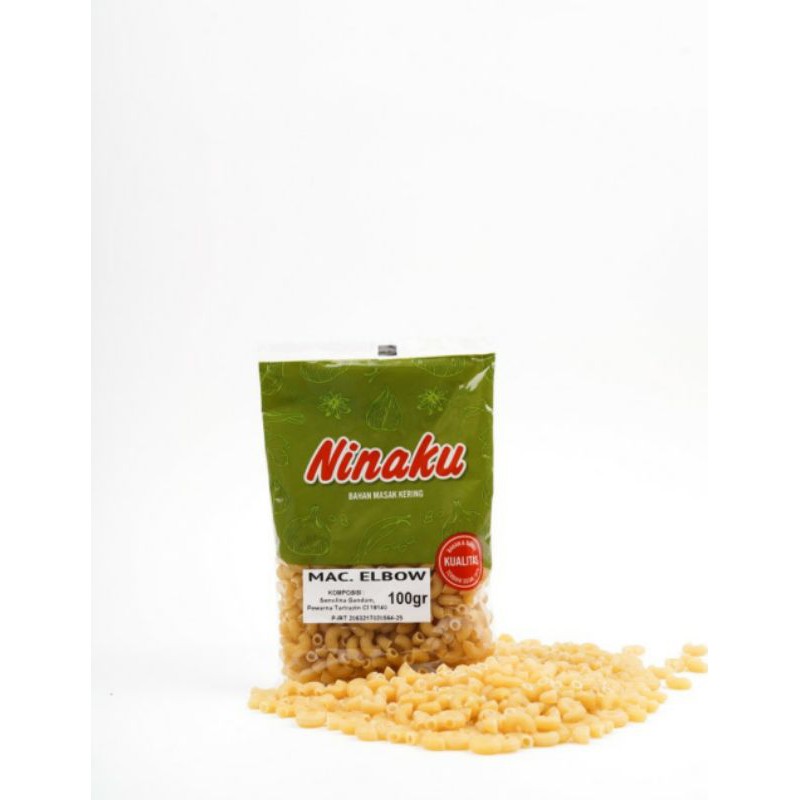 NINAKU Makaroni Elbow 100 Gram Macaroni Elbow Pasta