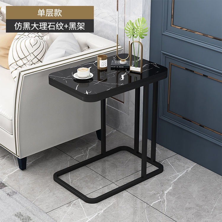 Meja Rak Sofa Side Table Corner European Style Single Layer - H81