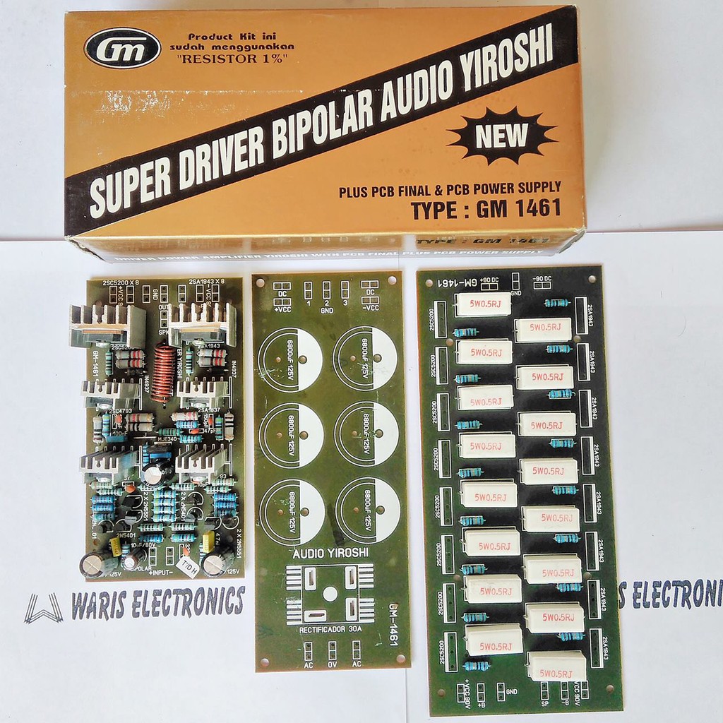 kit driver super yiroshi power audio ampli amplifier GM 1461