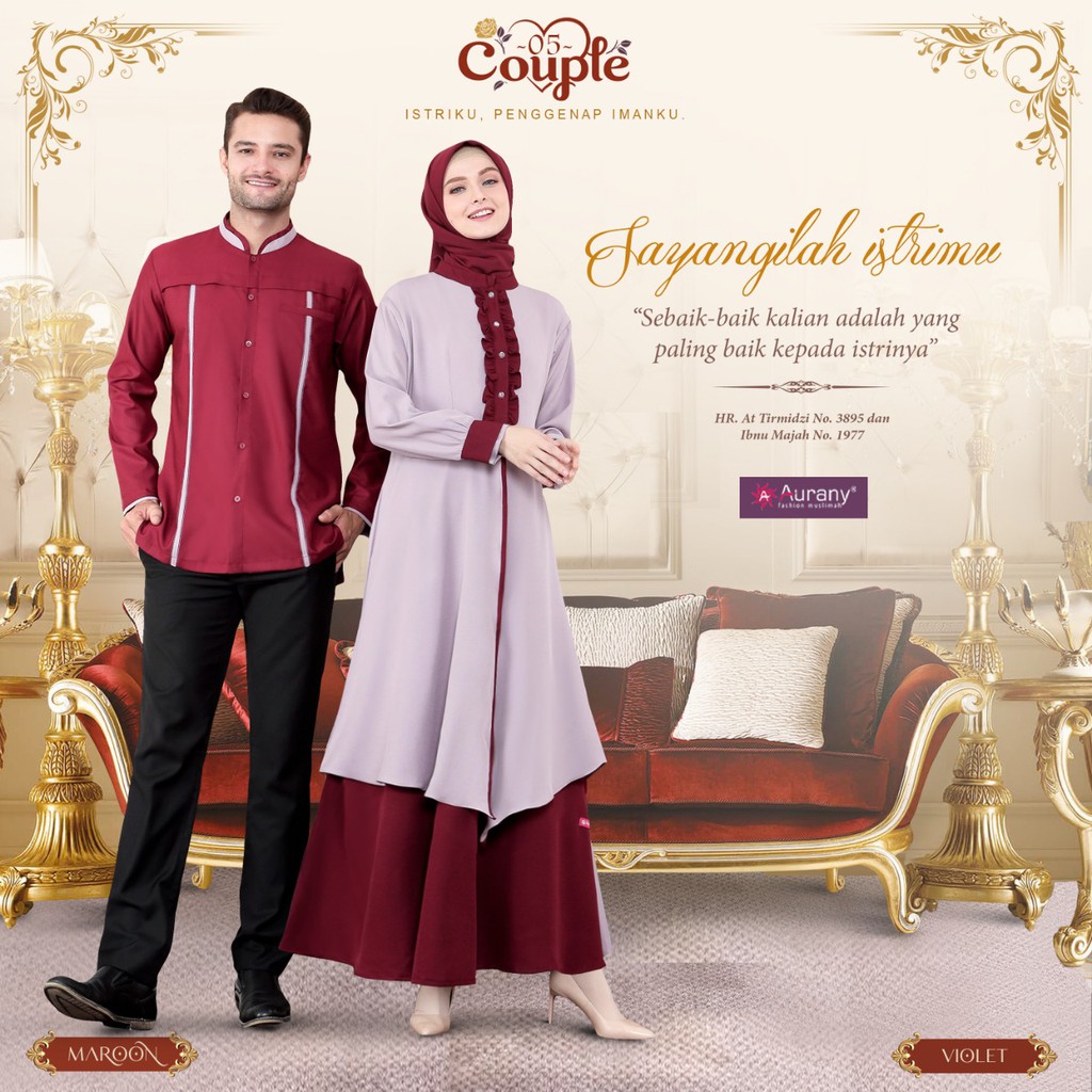 Aurany Gamis Couple Terbaru 2021 AK 05 &amp; GSA 41