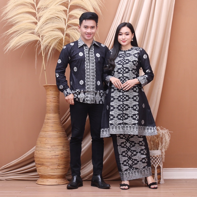 Setelan Baju Batik Motif Songket Bahan Katun Prima