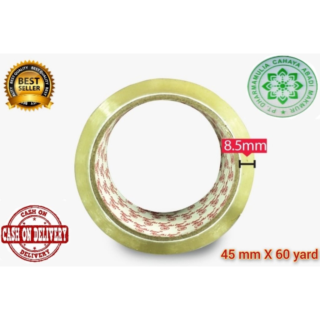 

LAKBAN BODHI BENING & COKLAT 45mm X 60yard Termurah Berkualitas