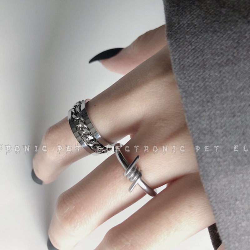 Metal Winding Ring Accessories Personality Trend Fashion Creativity