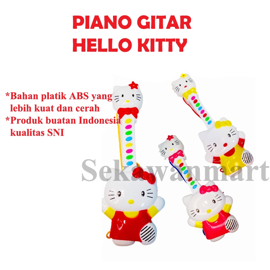 Sekawanmart Mainan Edukasi Anak Gitar Piano ANIMAL ( SKW.3939D )