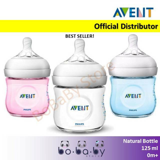 Botol Susu Philips Avent NATURAL 125 ml - Semua Warna