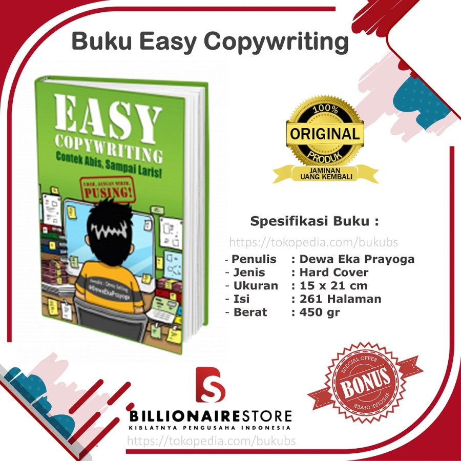 Buku Easy Copywriting Dewa Eka Prayoga Jago Bikin Iklan Online