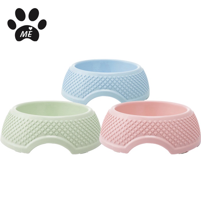 Pet Bowl Anti Slip &quot;LOVE CANDI STAINLESS&quot; Tempat Makan Minum Hewan