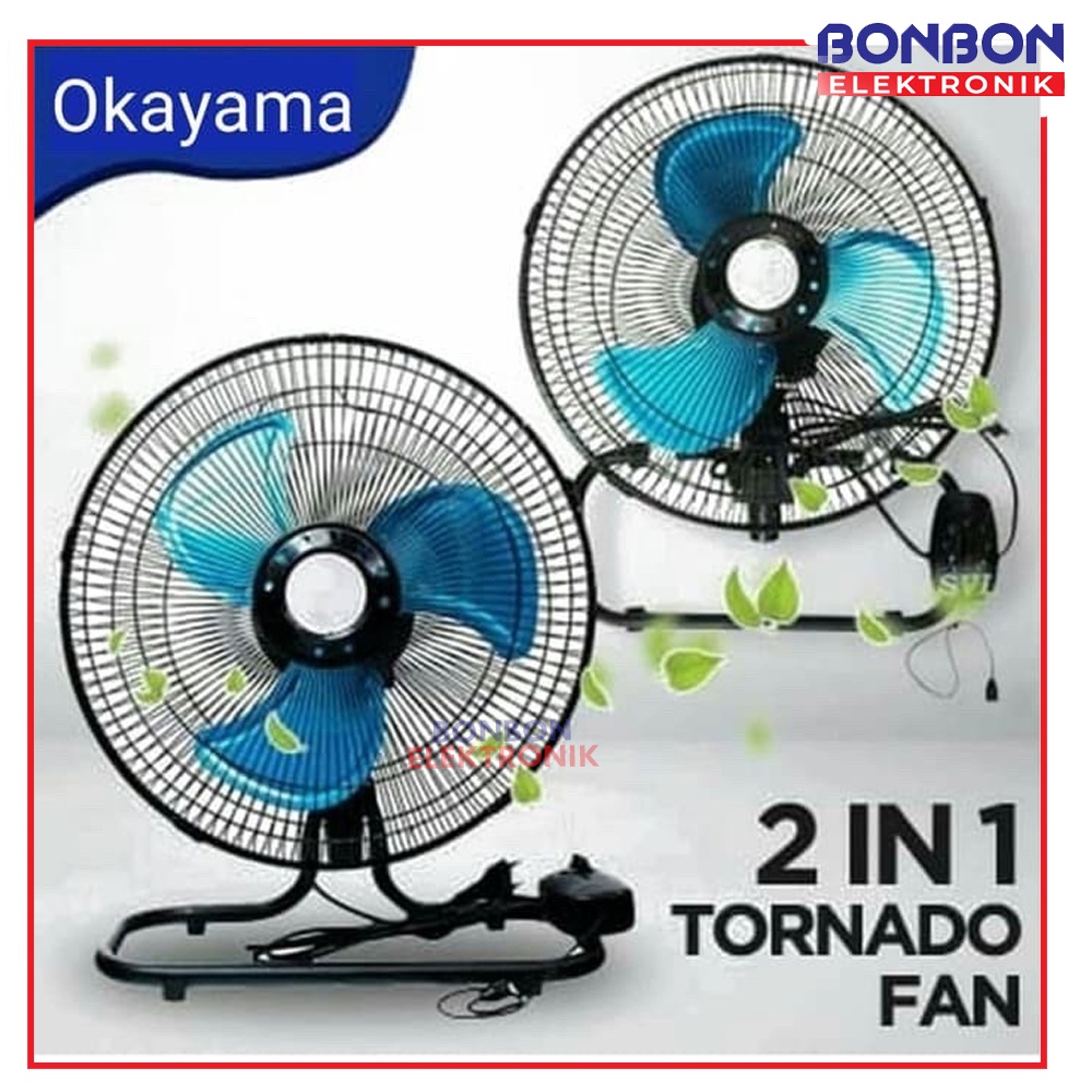 Okayama Kipas Angin Tornado 2 In 1 10 Inch / Fan 10&quot;