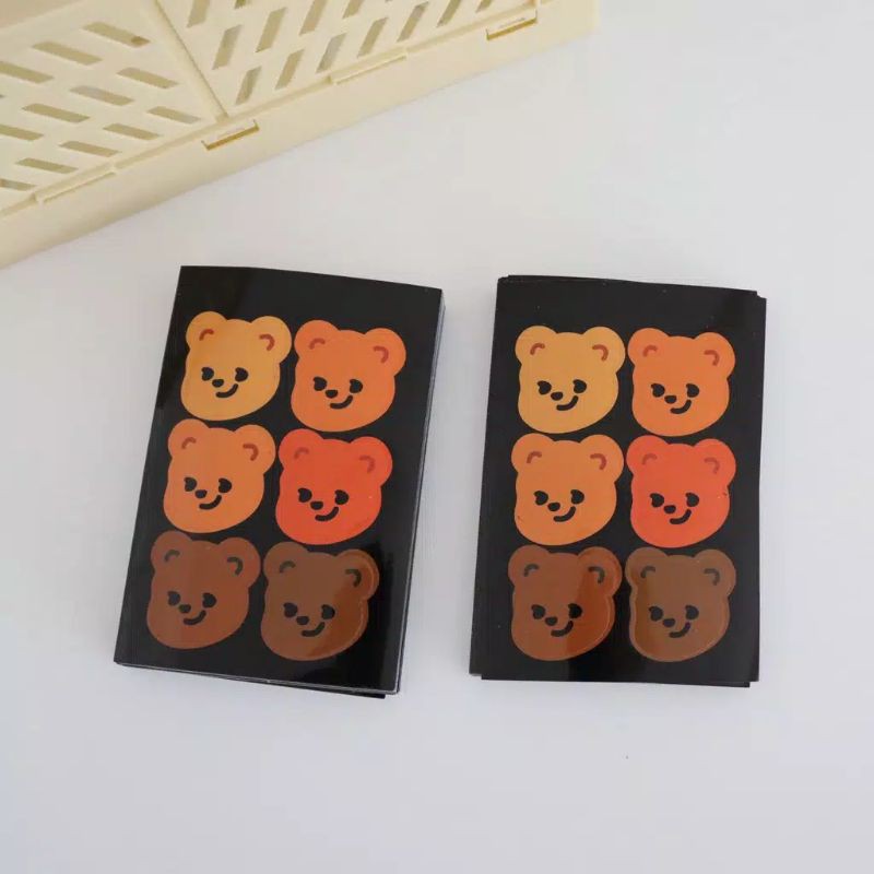 

stiker beruang 6pcs