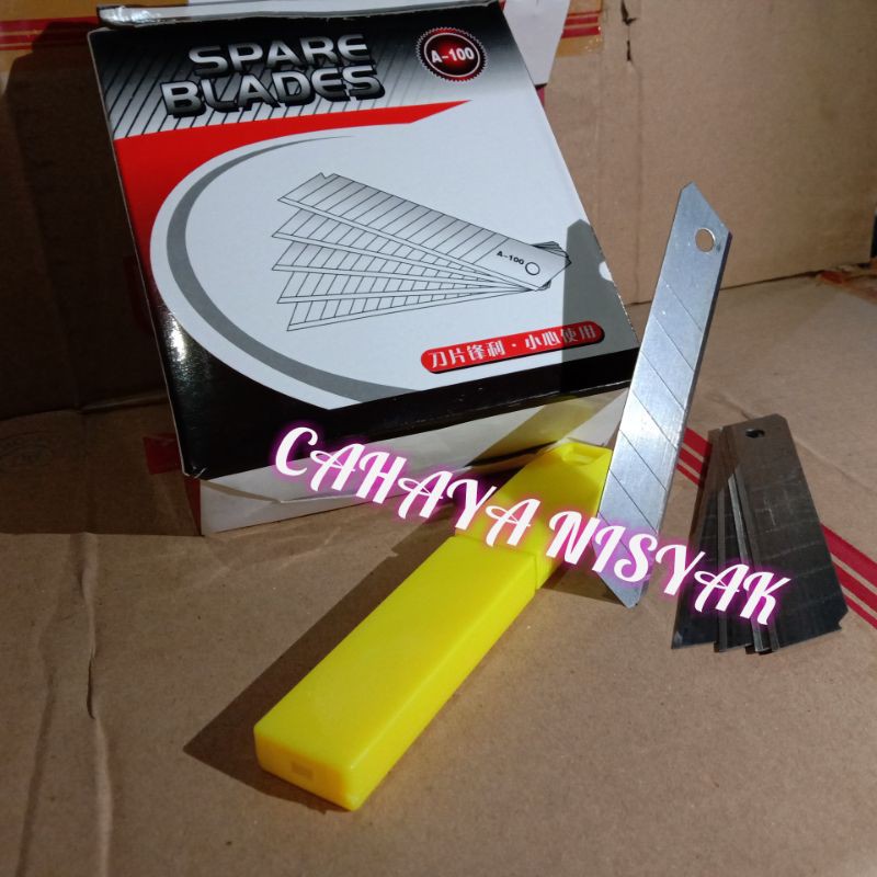 

BIG SPARE BLADES / ISI CUTTER BESAR isi 5 PISAU