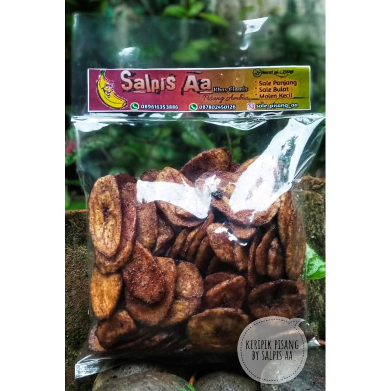 

Keripik Pisang Ambon Rasa Mocca 250gr