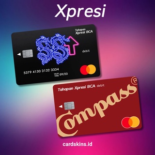 XPRESI | GARSKIN / STICKER KARTU ATM / SKIN KARTU ATM / DEBIT / CREDIT / EMONEY / FLAZZ | CARDSKINS