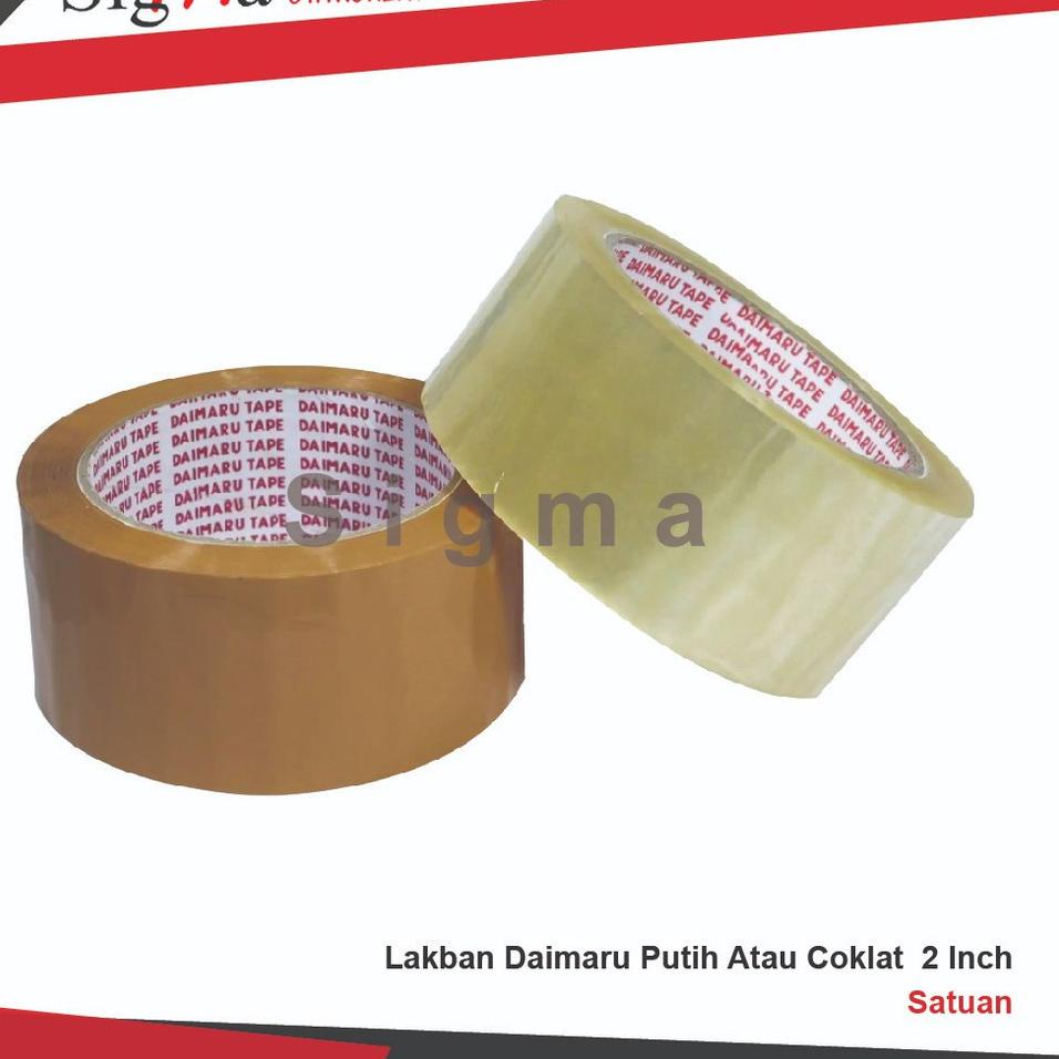 

Star Lakban DAIMARU Bening Coklat 2 Inchi (Pcs)
