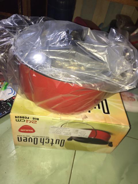 Panci Dutch Oven Teflon Maslon Maspion 24cm Tebal