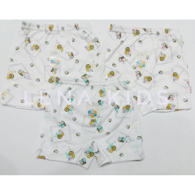 3pcs nova celana pendek bayi new born nb bayi baru lahir celana kotak baby