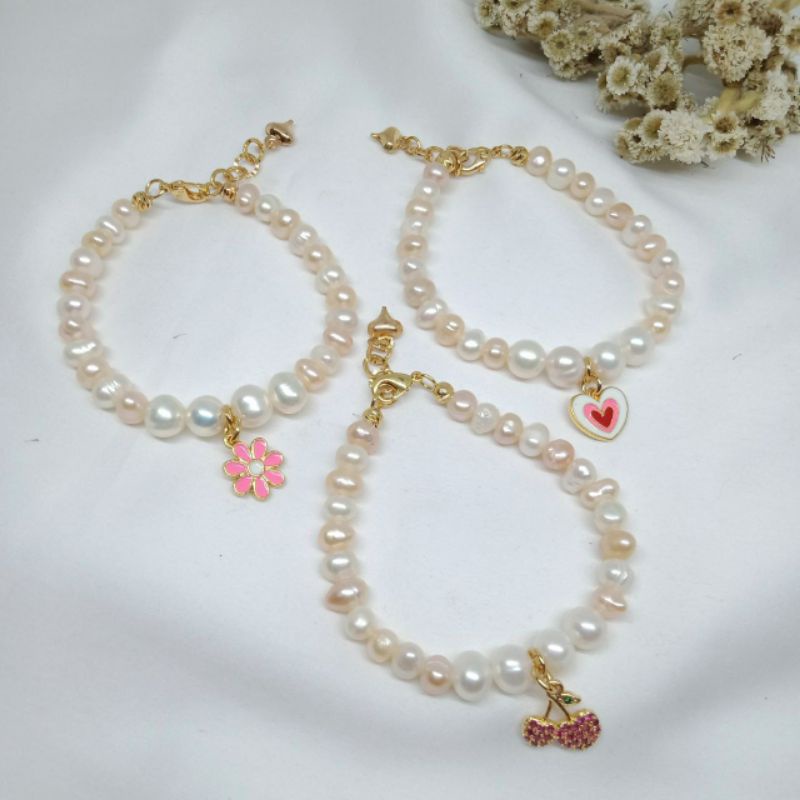 GELANG ANAK MUTIARA LOMBOK AIR TAWAR