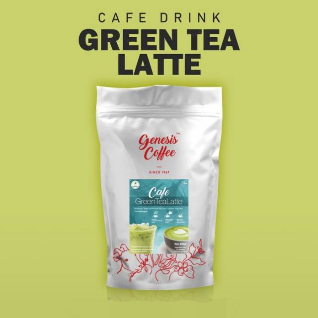 

Cafe Green Tea Latte / Minuman Siap Seduh tanpa Esens