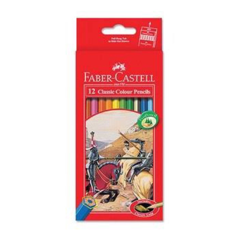 Faber Castell Classic Pensil Warna Panjang 12 Pcs